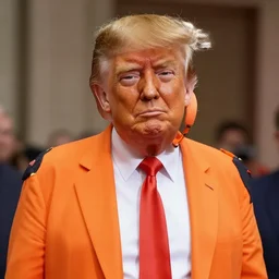 trump as a orange
