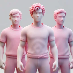 worksafe. movie shot. insanely detailed. by wlop, ilya kuvshinov, krenz cushart, greg rutkowski, pixiv. zbrush sculpt, octane, maya, houdini, vfx. pink, white and black, gorgeous young cg gentle girlish feminine sissy boy with long hair, ponytail hairstyle, wearing hairbow, frills, silk dress, friendly smiling, in luxury advertisement. cinematic dramatic atmosphere, sharp focus, volumetric lighting