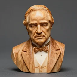 steve buscemi ist the godfather, wood - carving