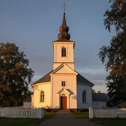 beautiful clean norwegian amish chapel at dusk, light streaming all around, art by anders zorn, wonderful masterpiece by greg rutkowski, beautiful cinematic light, american romanticism thomas lawrence, greg rutkowski