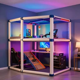 photo of rgb gaming jungle gym