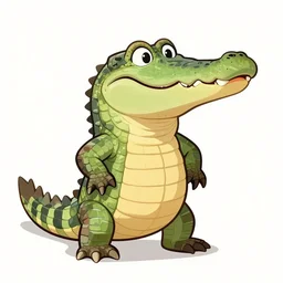 anthropomorphic crocodile photo