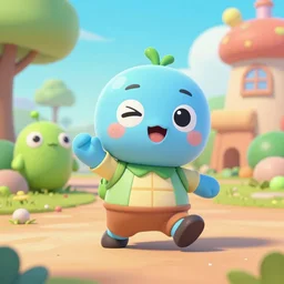 game, cartoon, action, adventure, cute, bubbly, eccentric