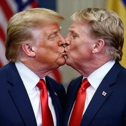 macron kissing trump, stolen footage