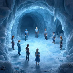 frozen cave with ice, isometric game, smooth 3 d illustration, cinematic matte painting, soft render, servando lupini, handpaint texture, blender, 3 d coat, concept art by noah bradley, darek zabrocki, tyler edlin, jordan grimmer, neil blevins, james paick, natasha tan, highly detailed, ultra detailed, ultra realistic, trending