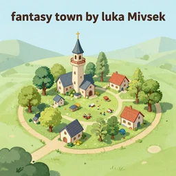 “fantasy town by luka mivsek”