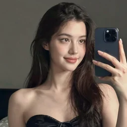 a female influencer taking a selfie, hd, tiktok, instagram, trending, explore