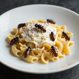 macaroni and fleas is the dessert of champions