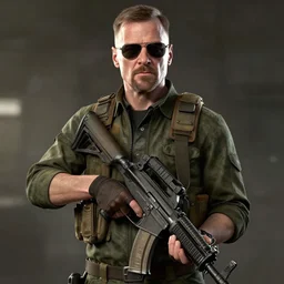 walter white in call of duty game, 4K highly detailed