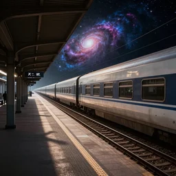 trainstation at the edge of the universe