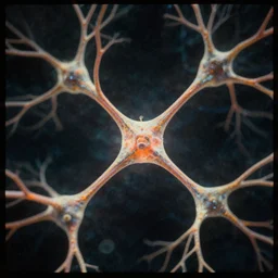 intergalactic plant branches between neurons, lomo 7 0's, art design