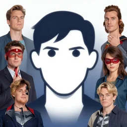 face icon stylized minimalist justice league, loftis, cory behance hd by jesper ejsing, by rhads, makoto shinkai and lois van baarle, ilya kuvshinov, rossdraws global illumination