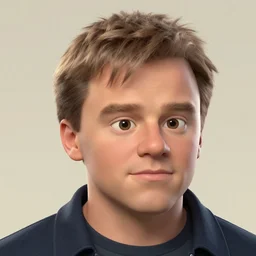 character design, matt damon, ren stimpy style, 2 d concept art head macro shot