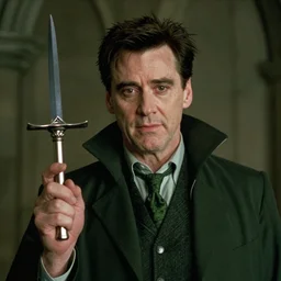 Film still of Jim Carrey as Voldemort
