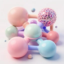pastel interconnected minimalist 3 d cgi elastic set design glass gum soft shapes visual design digital render abstract hyperdetailed realistic patterns intricate detail artgerm rutkowski 8 k