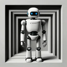 impossible robot by m. c. escher
