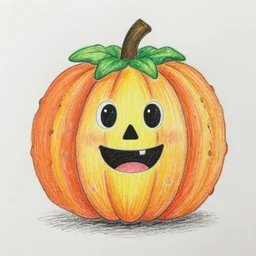 color pencil kids drawing of a zucc