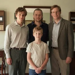family photo, still from a Swedish noir series, 2012 cinematography