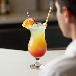 agent 4 7 drinking a tropical cocktail, over the shoulder perspective, in 1 9 9 9, pool art photo, cute 8 5 mm photography, sunny day, still from a kiyoshi kurosawa movie