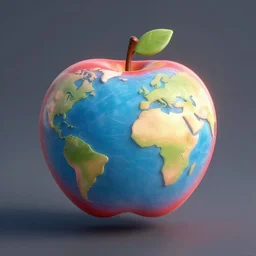 apple shaped planet