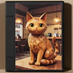 woodcat, vhs cover, 1 9 8 3, horror, coffee shop, los angeles, designed by charles burns