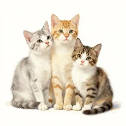 kittens in the style of mark ryden