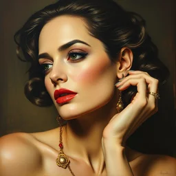 a portrait of angelina jolie by salvador dali