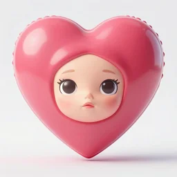 portrait of jewel heartshaped inflated head dreamer in the style of Rob Lefield and Dan Mumford , trending on artstation, digital art,surrealism ,macro,blueprint ,vaporwave ,