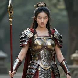 photograph of a real-life beautiful goddess of war.  Extremely detailed. 8k