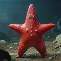 a film still of a north korean monster movie, kaiju - eiga monster starfish, film noir, video compression, ripple effect