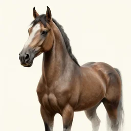 Portrait of a Zentaur, horse body with a human chest and head, dnd character design concept art, by Sergey Samarskiy, hyper detailed, uncropped.