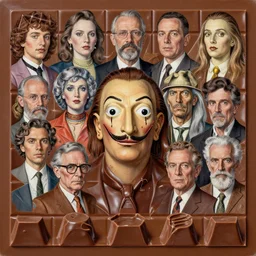 toffee chocolate creation by beeple artgerm, gonsalves, amanda sage, bauhaus, dali, wrightson, pennington, bernardi, kinkade, peter elson, mcquarrie, lacoste, rhads, syd mead, masson, frank stella. hyper - realistic, surrealism, intricate, masterpiece
