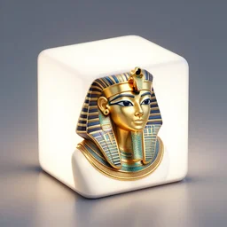 symmetry!! egyptian princess of technology, solid cube of light, hard edges, product render retro - futuristic poster scifi, lasers and neon circuits, brown skin gorgeous egyptian princess, intricate, elegant, highly detailed, digital painting, artstation, concept art, smooth, sharp focus, illustration, dreamlike, art by artgerm
