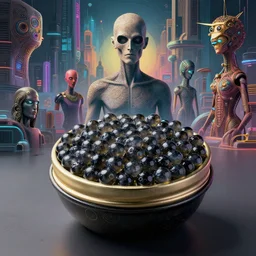 caviar by artstation, deviantart, artfol, artslant artbox, cgsociety, gfxartist, artful, zatista, artpal, instagram, blendernation, frank stella, beeple, giger, kopera, zawadzki, synth - wave, hyperrealism, futurism 4 k, octane render