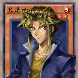 oil portrait painting of yu - gi - oh by leonardo da vinci