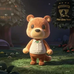 animal crossing screenshot made by h.r giger