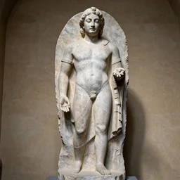 a Stone Statue of a man