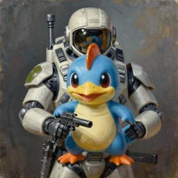 magikarp playing as master chief, oil on canvas, intricate, portrait, 8 k highly professionally detailed, hdr, cgsociety