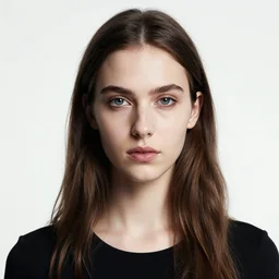 portrait of a beautiful girl by vanessa beecroft