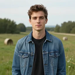 a portrait of a character in a scenic environment by braydan barrett