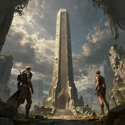 forgotten kingdom, monolith 8 k uhd, unreal engine, octane render in the artstyle of finnian macmanus, john park and greg rutkowski