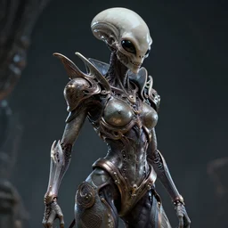 the alien queen, 4 k, intricate detailed, jaw dropping, gorgeous, surreal, octane render