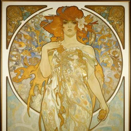 an art nouveau painting in the style of mort kunstler, and in the style of charlie bowater, and in the style of alphonse mucha. symmetry, smooth, sharp focus, semi - realism, intricate detail.