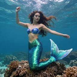 fierce free spirited mermaid