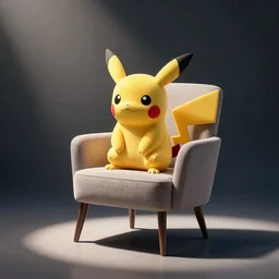 professional art. cartoon pokemon that looks like a chair