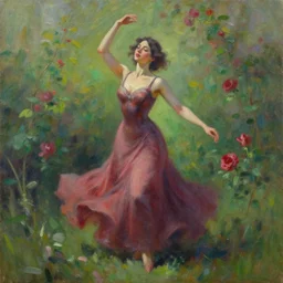 oil painting 💃🌿🌹, by greg rutkowski, artstation