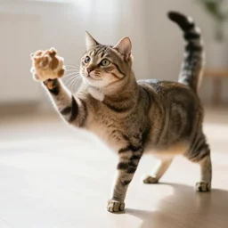 a cat doing something i've never seen before