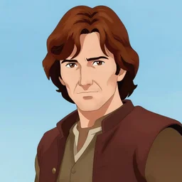 a portrait of han solo as an anime character. color harmony, 8 k detail, gallery quality, hd wallpaper, premium prints available, hyper - detailed, intricate design.