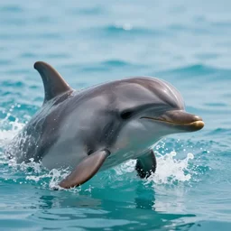 real life photo of a dolphin 8 k dof
