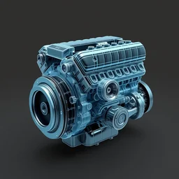 max auto d 1 2 turbo engine blueprint, realistic, hdr, clear image,